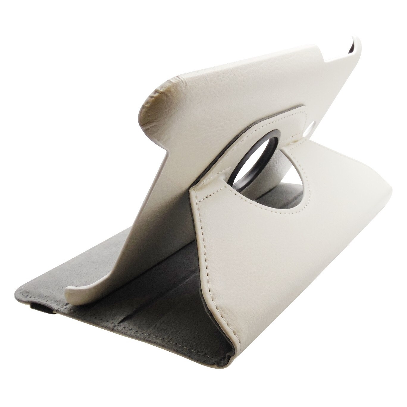 Husa tip carte alba cu stand rotativa pentru Asus MeMO Pad 8 ME180A