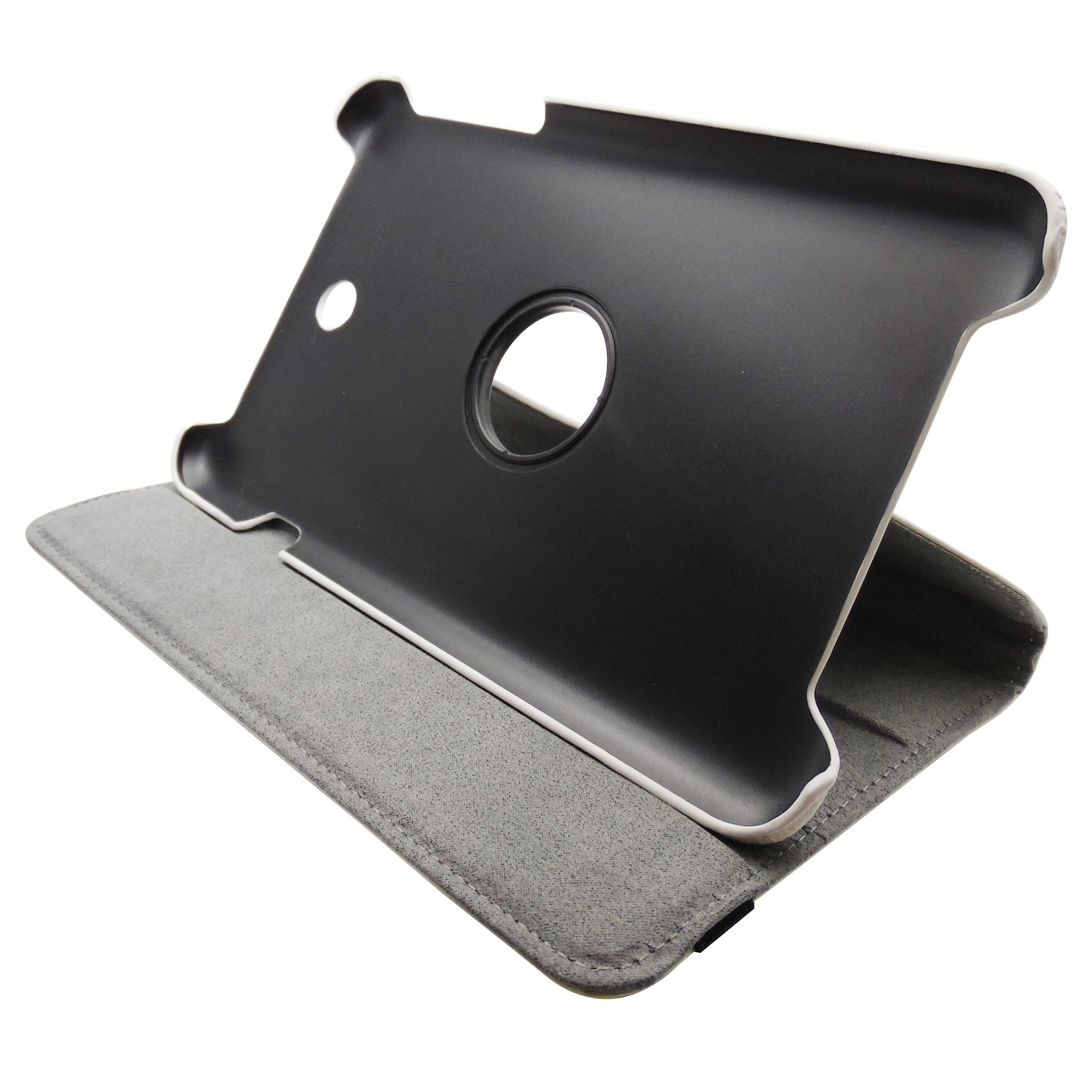 Husa tip carte alba cu stand rotativa pentru Asus MeMO Pad 8 ME180A