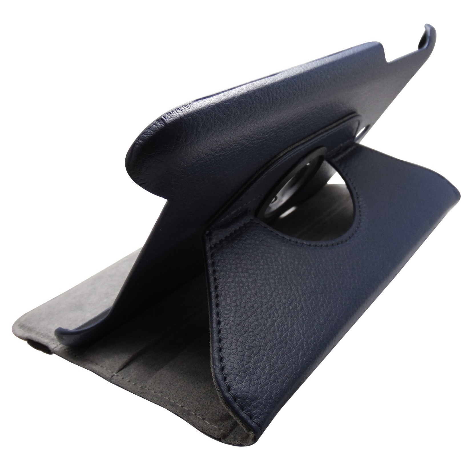 Husa tip carte albastru inchis cu stand rotativa pentru Asus MeMO Pad 8 ME180A