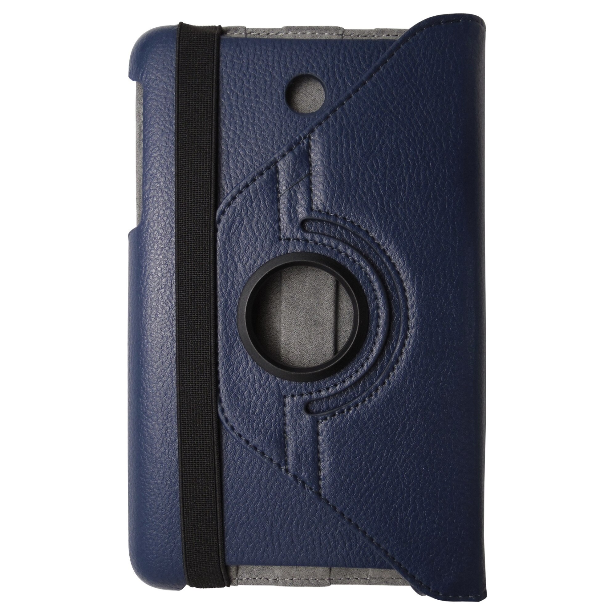 Husa tip carte albastru inchis cu stand rotativa pentru Asus MeMO Pad 8 ME180A