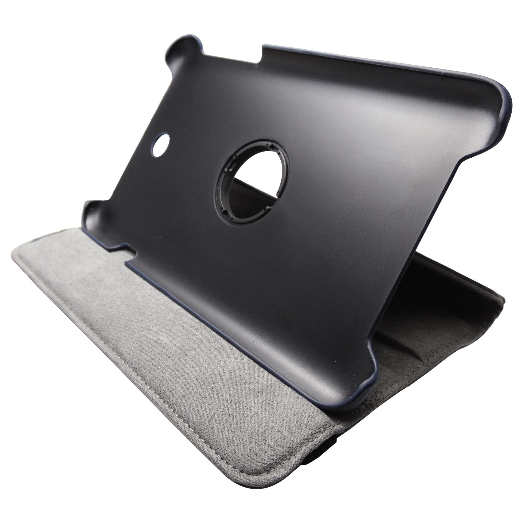 Husa tip carte albastru inchis cu stand rotativa pentru Asus MeMO Pad 8 ME180A