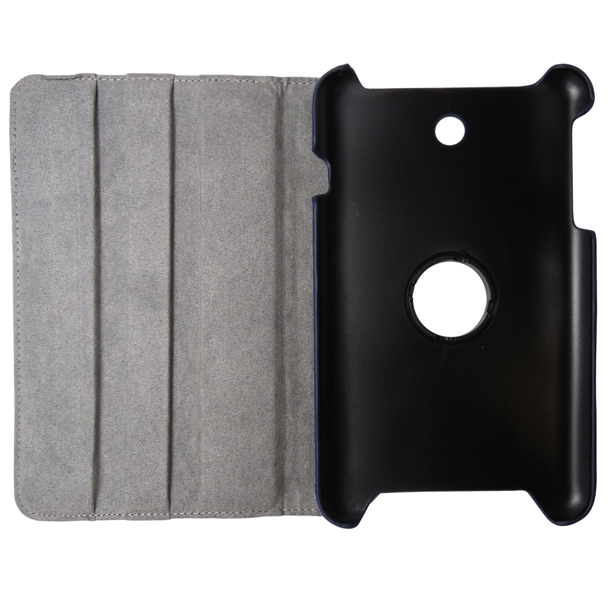 Husa tip carte albastru inchis cu stand rotativa pentru Asus MeMO Pad 8 ME180A