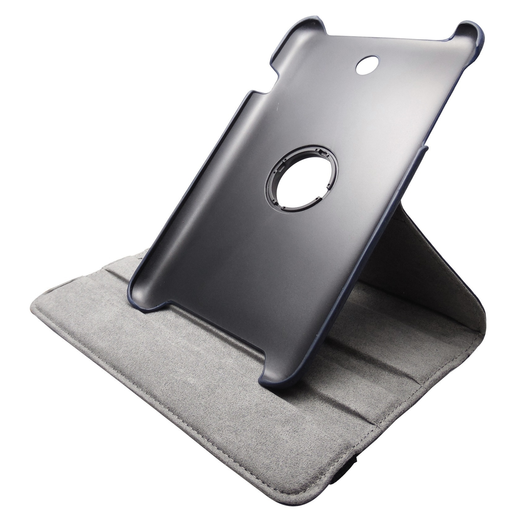 Husa tip carte albastru inchis cu stand rotativa pentru Asus MeMO Pad 8 ME180A