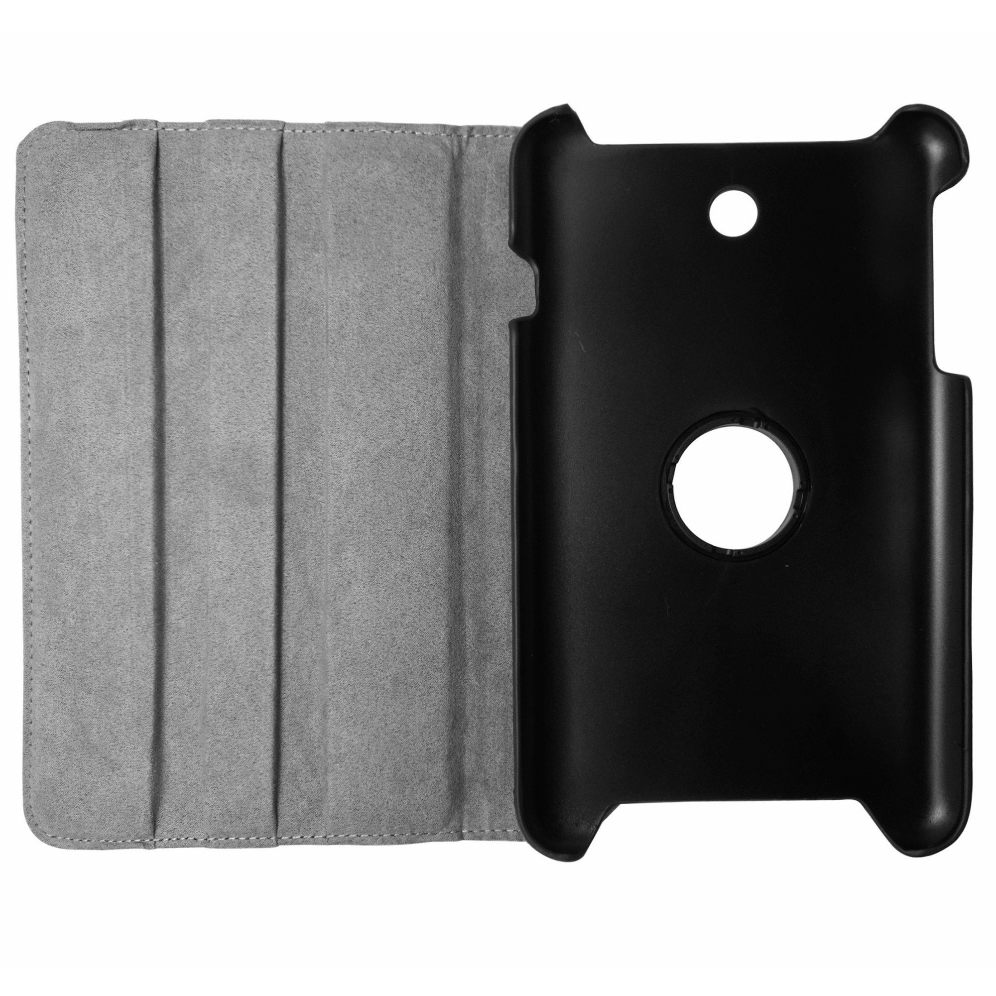 Husa tip carte neagra cu stand rotativa pentru Asus MeMO Pad 8 ME180A