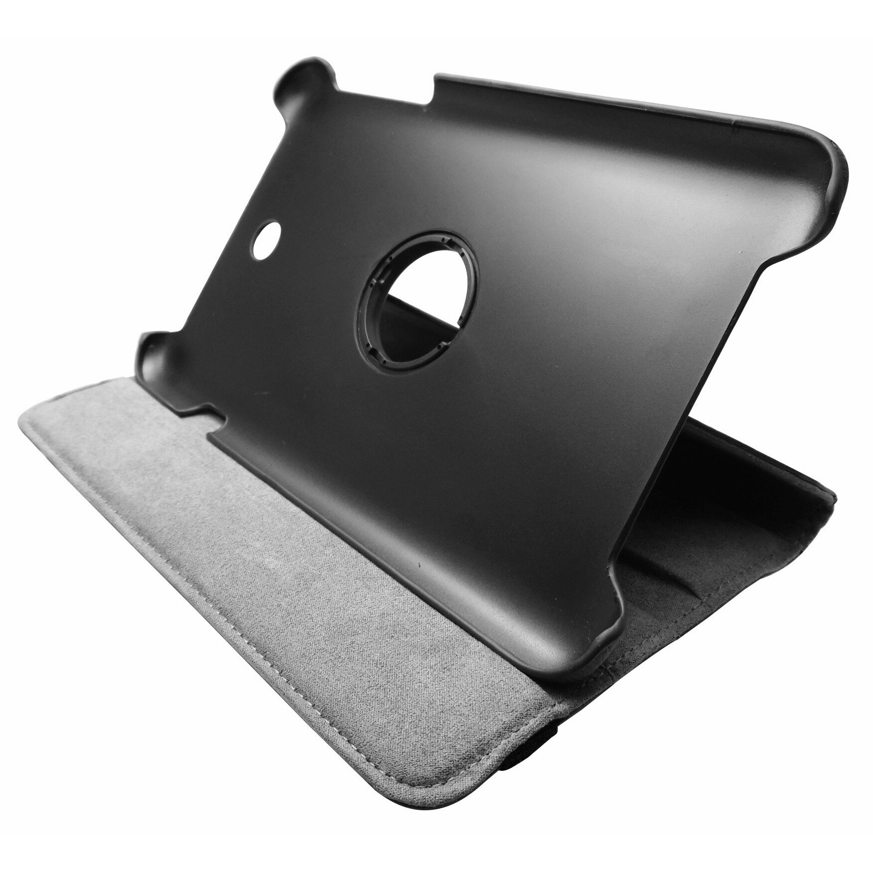 Husa tip carte neagra cu stand rotativa pentru Asus MeMO Pad 8 ME180A