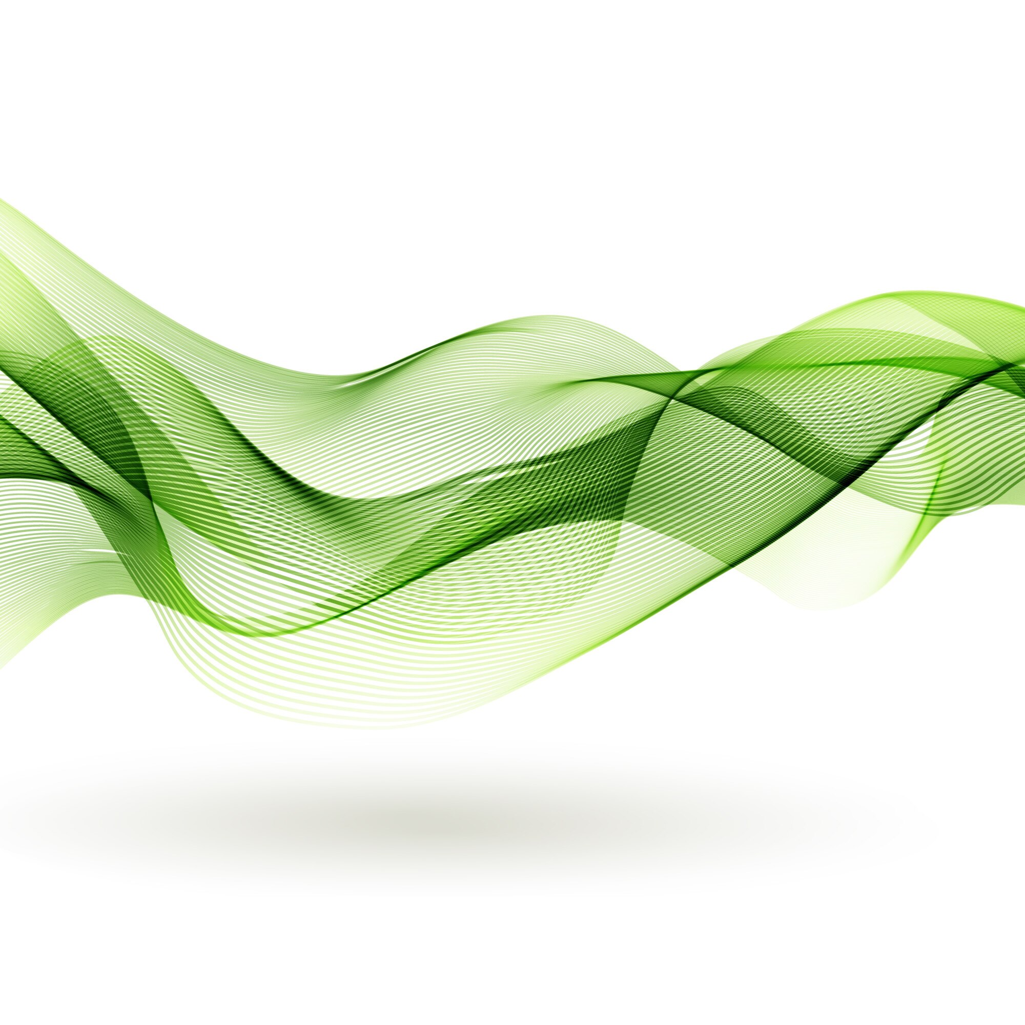 Tablou canvas, produs DekoStore, pentru dormitor/living/birou, inramat pe cadru de lemn, print HD, Vibratii verzi, 40x30 cm