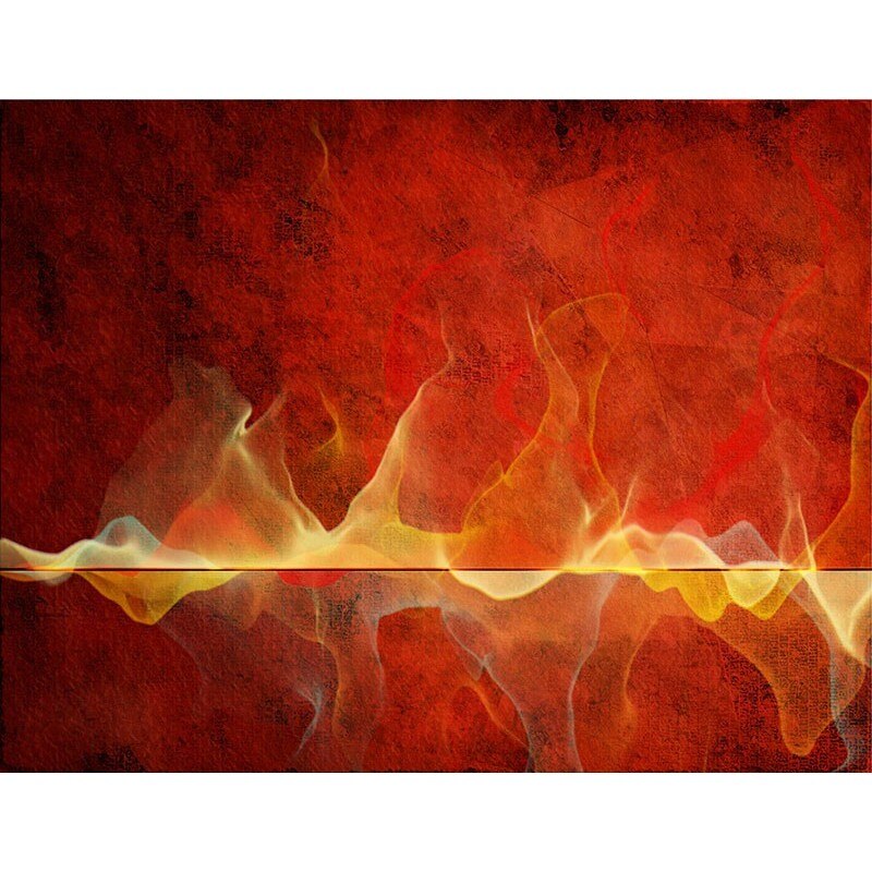 Tablou canvas, produs DekoStore, pentru dormitor/living/birou, inramat pe cadru de lemn, print HD, Fir aprins, 40x30 cm