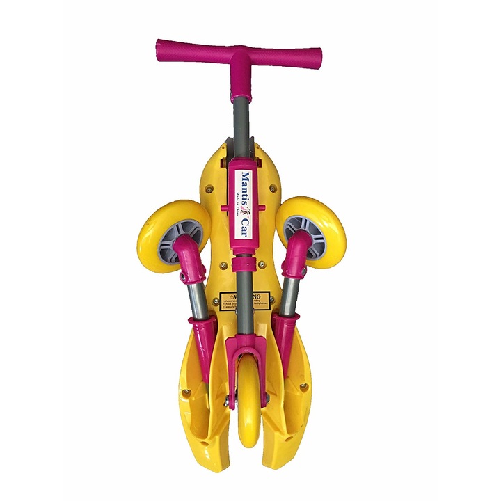 Tриколка Micmax JP10, Сгъваема, Без педали, 60 x 33 x 39 см, Розов