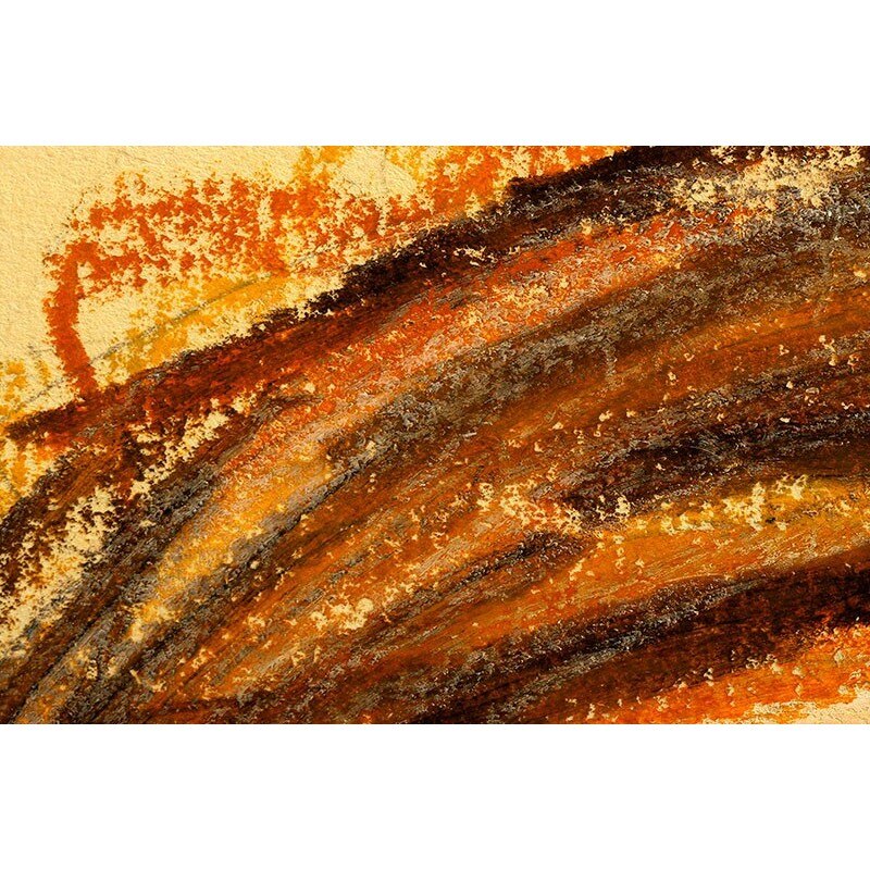 Tablou canvas, produs DekoStore, pentru dormitor/living/birou, inramat pe cadru de lemn, print HD, Urme stilizate de creion, 40x30 cm