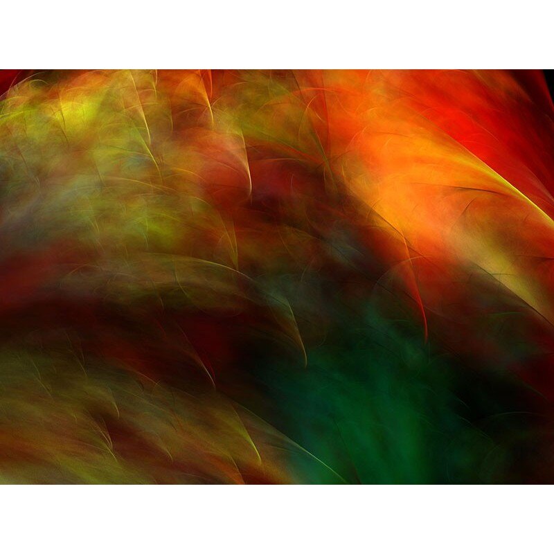 Tablou canvas, produs DekoStore, pentru dormitor/living/birou, inramat pe cadru de lemn, print HD, Culori in ceata, 40x30 cm