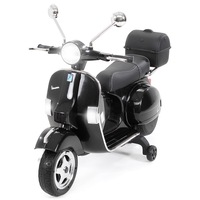 Motoreta pentru Copii, Vespa , PX150 ,12 V 7 ap, 1 Loc,Negru