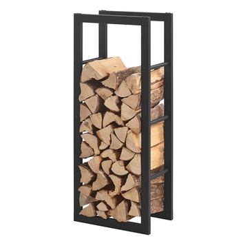 Suport lemne pentru foc AAFR-6601, en.casa, 40 x 100 x 25 cm, otel, negru Suport lemne pentru foc AAFR-6601, en.casa, 40 x 100 x 25 cm, otel, negru