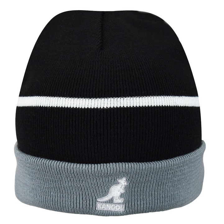 Шапка с лого Kangol Sport Stripe, Унисекс, Черна