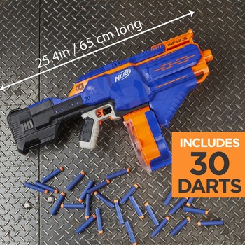 Arma de Jucarie Nerf N-Strike Elite Infinus Blaster - Tehnologie Avansata - HASBRO Arma de Jucarie Nerf N-Strike Elite Infinus Blaster - Tehnologie Avansata - HASBRO