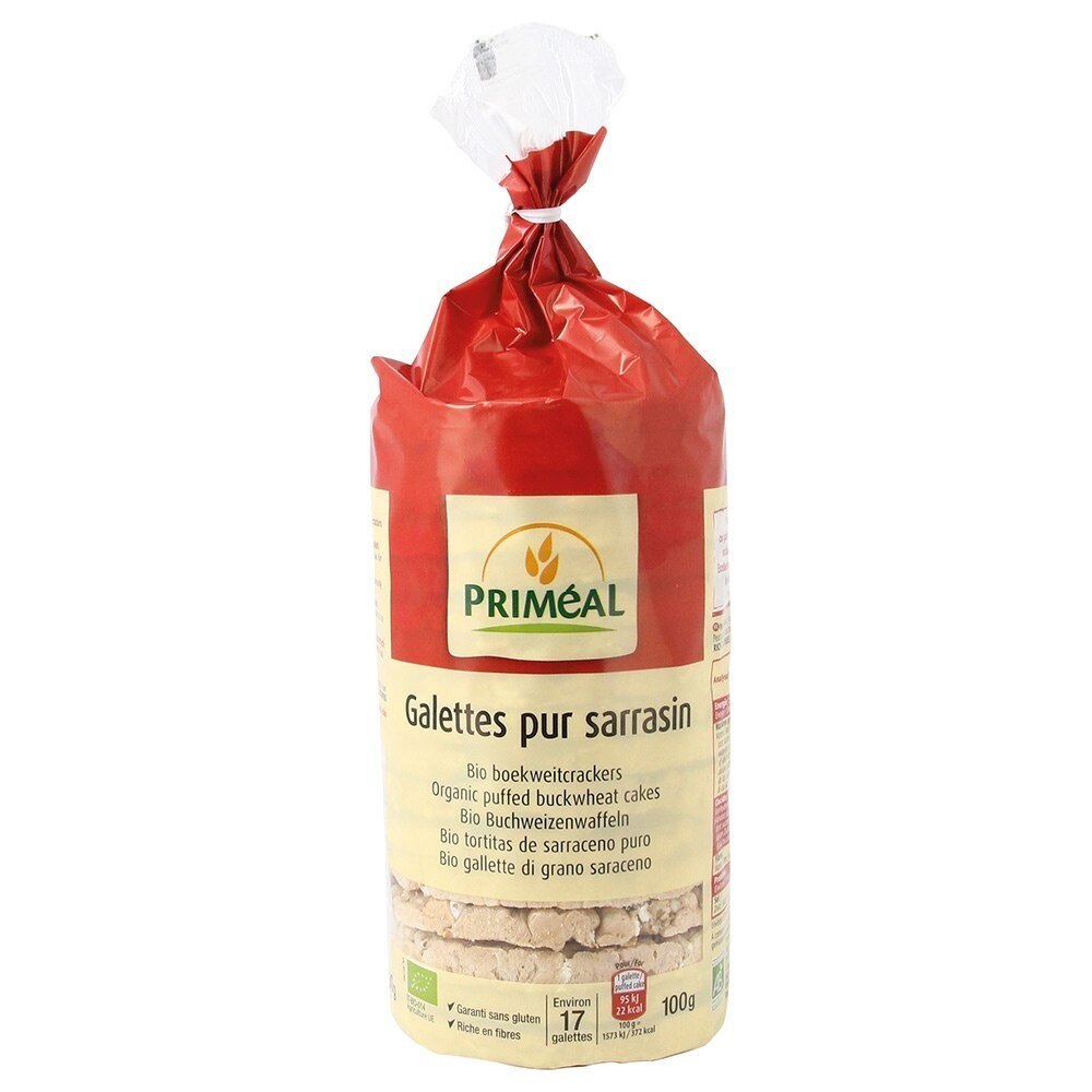 Rondele din hrisca fara gluten, Primeal, 100g
