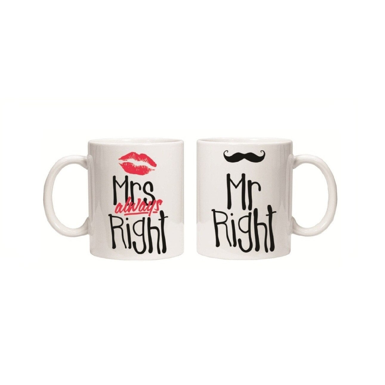Set cani “Mr Right / Mrs Always Right”