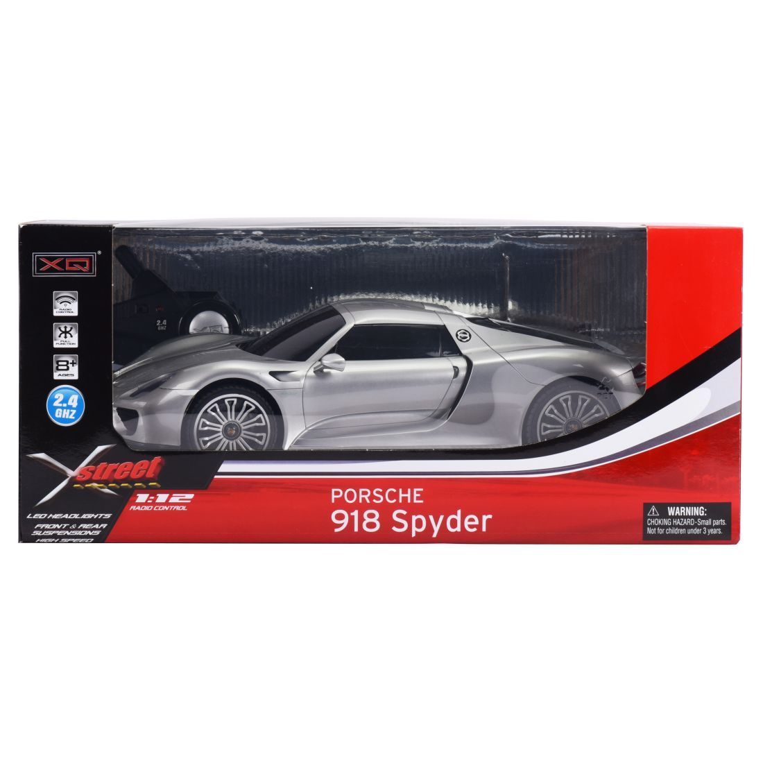 Masinuta cu Telecomanda Mare - PORSCHE 918 SPIDER Scala 1:12