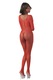 Catsuit Bodystocking, rosu, marime one size INTL