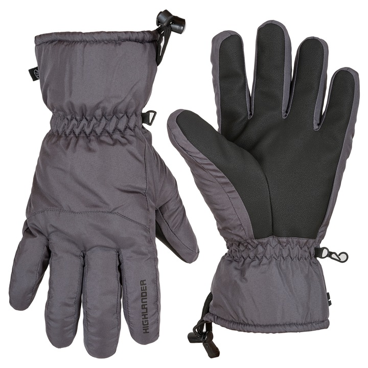 Manusi Highlander Ski, Gri/Negru, Unisex, L
