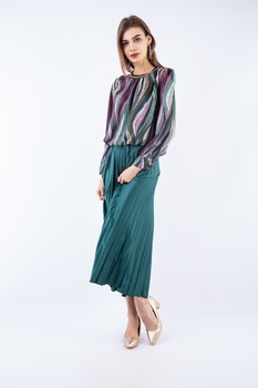 Bluza eleganta in dungi, One Size INTL Bluza eleganta in dungi, One Size INTL