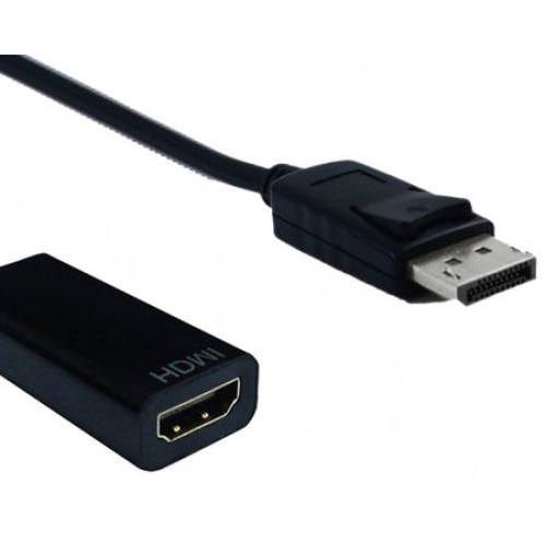 Adaptor de la Displayport la HDMI T-M Negru, CleanPC
