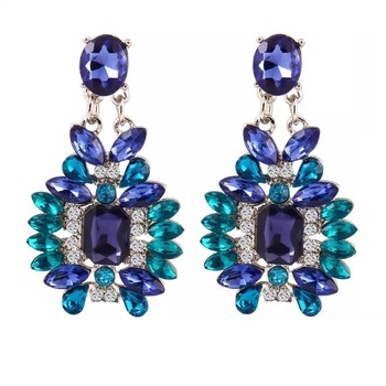 Cercei dama lungi, albastri Cercei dama lungi, albastri