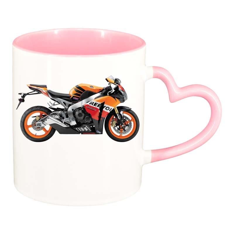 Cana Motor, interior roz, maner inima, 330ml, D51