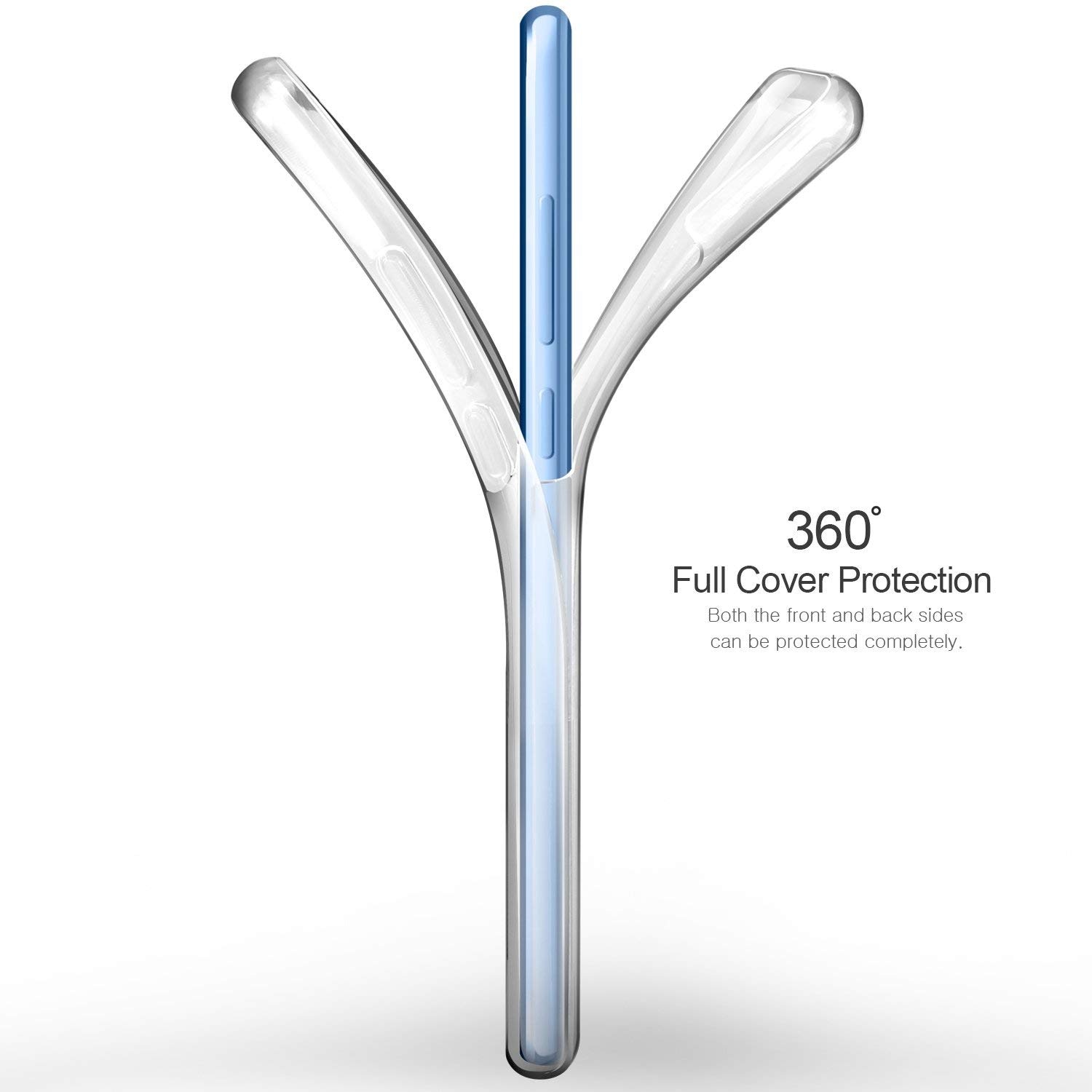 Husa Full TPU 360° (fata + spate) pentru Samsung Galaxy A6 (2018), Transparent