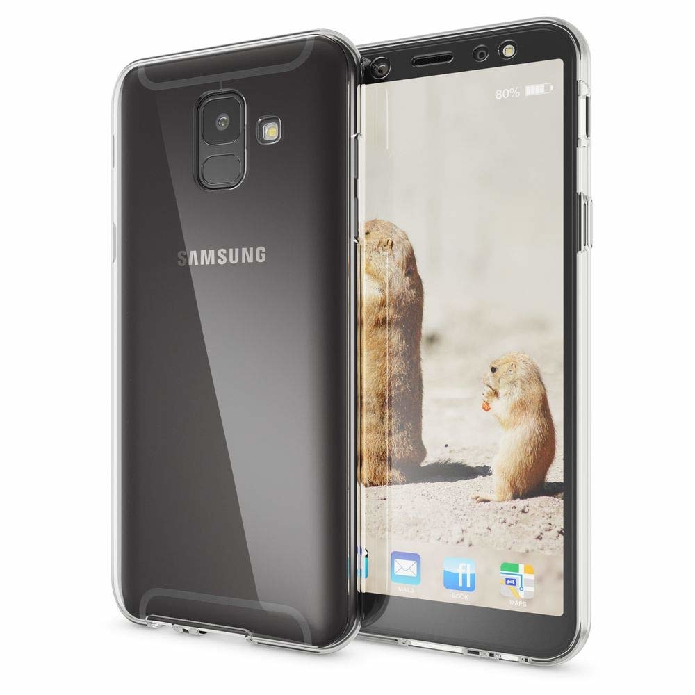 Husa Full TPU 360° (fata + spate) pentru Samsung Galaxy A6 (2018), Transparent