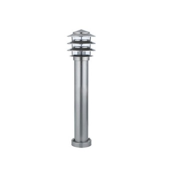 Stalp iluminat exterior Kayin-3, E27, max 60W, Inox, 220-240V, IP44 Stalp iluminat exterior Kayin-3, E27, max 60W, Inox, 220-240V, IP44