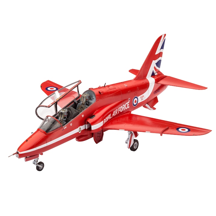 Macheta aeromodele de construit Revell Bae HAWK T.1 Royal Air Force Red Arrows 1:72 REV 04921