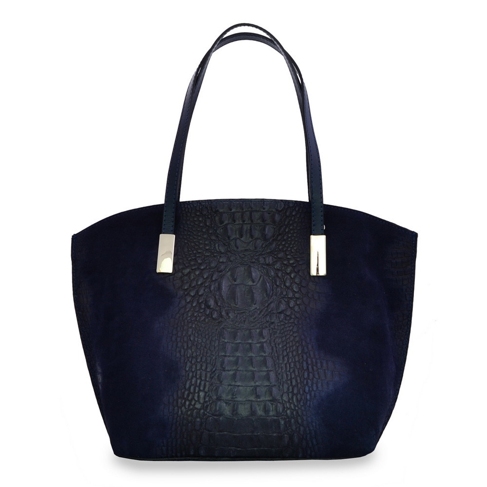 Geanta casual Lupine, de dama, piele naturala, culoare bleumarin