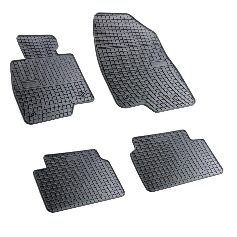 Set 4 covorase/presuri din cauciuc negru antiaderent dedicate MAZDA 3 model III din 2013 in prezent
