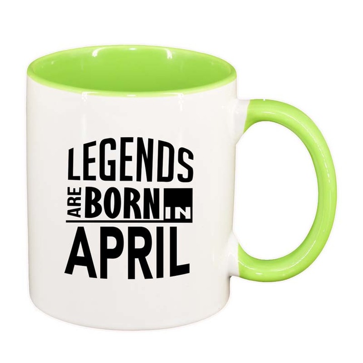 Cana Legend, interior verde deschis, 330ml, D79