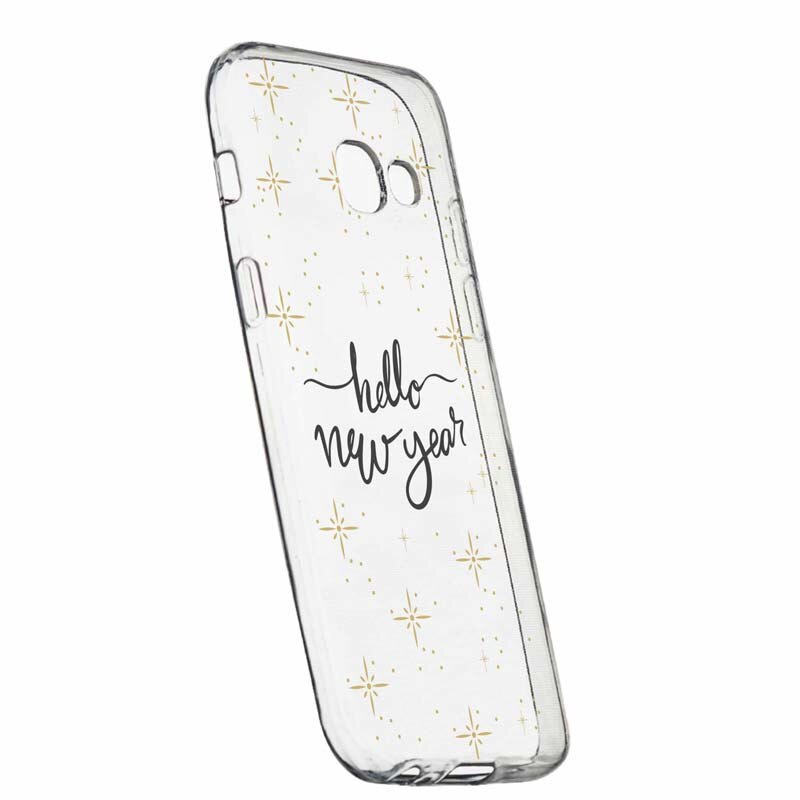 Husa pentru Samsung Galaxy Xcover 4, Silicon, Slim, Hello New Year, 173