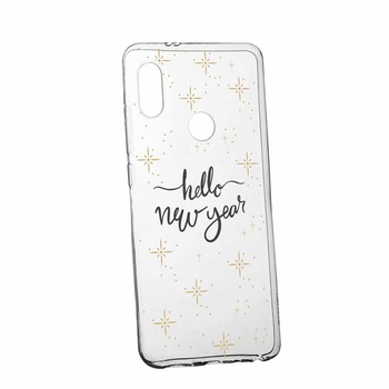 Husa pentru Xiaomi Redmi S2 / Y2, Silicon, Slim, Hello New Year, 173 Husa pentru Xiaomi Redmi S2 / Y2, Silicon, Slim, Hello New Year, 173