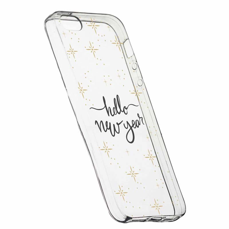 Husa pentru Xiaomi Mi5S, Silicon, Slim, Hello New Year, 173