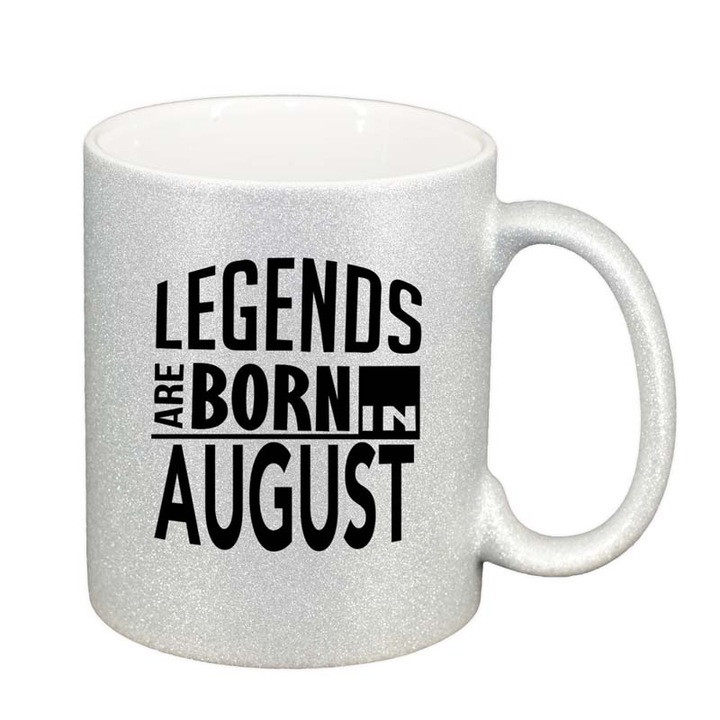 Cana Legend, argintiu sidefata glitter, 330ml, D81