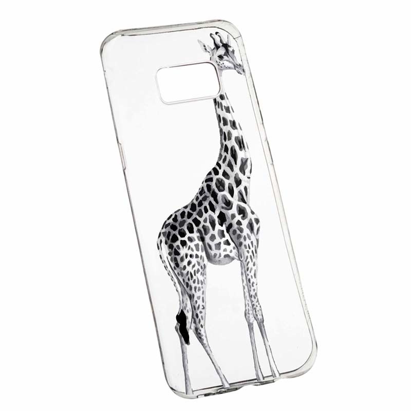 Husa pentru Samsung Galaxy S8, Silicon, Slim, Girafa, 175
