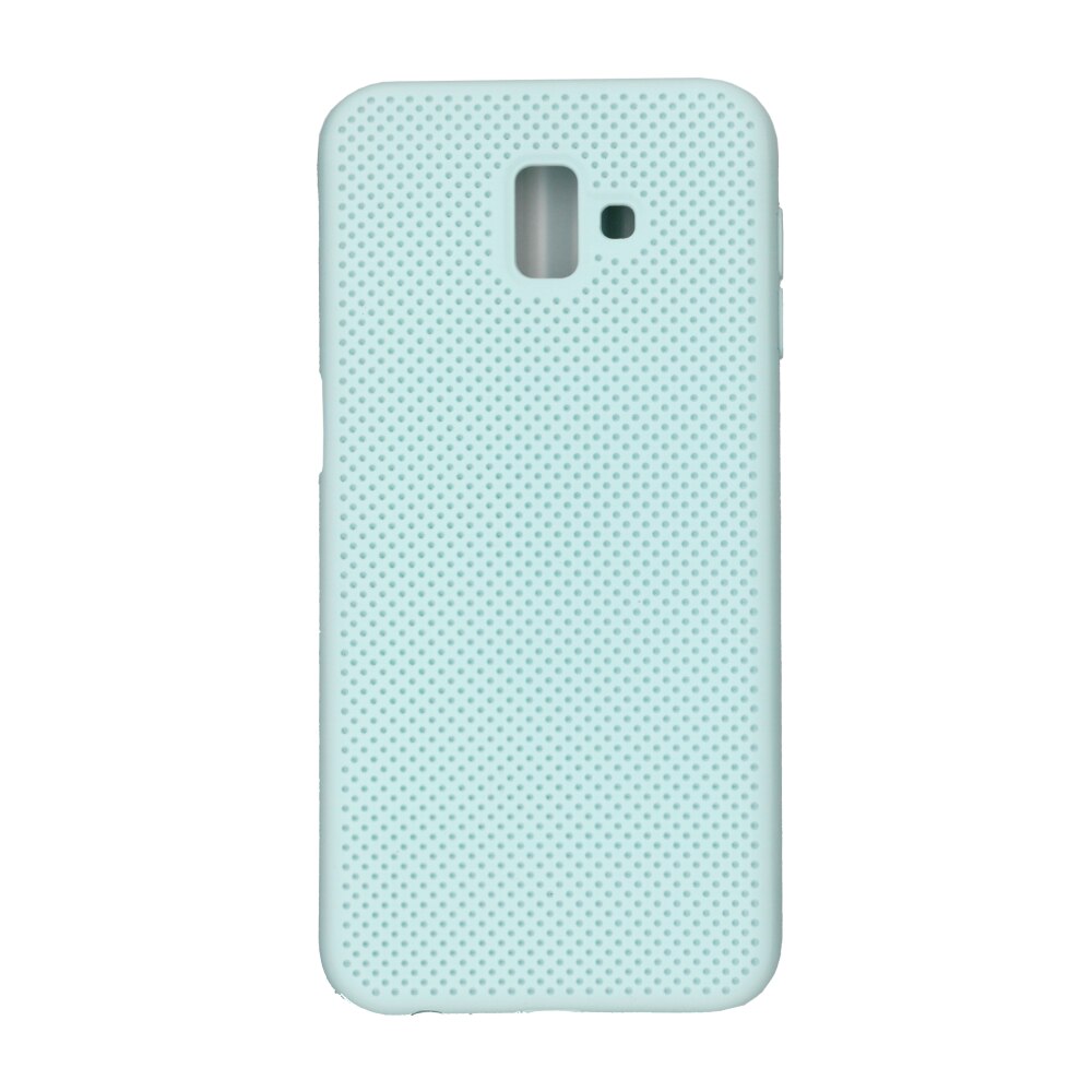 Husa din silicon cu perforatii, Eurocell, pentru Samsung Galaxy J6 Plus 2018, verde
