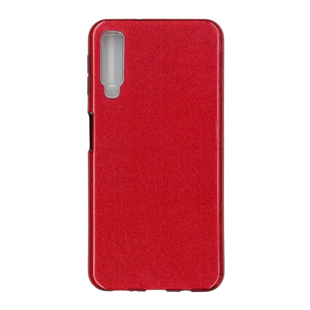 Husa de protectie spate EuroCELL Shiny pentru Samsung Galaxy A7 2018, rosu