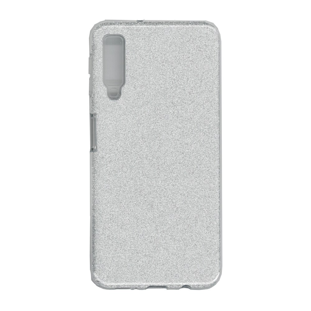 Husa de protectie spate EuroCELL Shiny pentru Samsung Galaxy A7 2018, argintiu