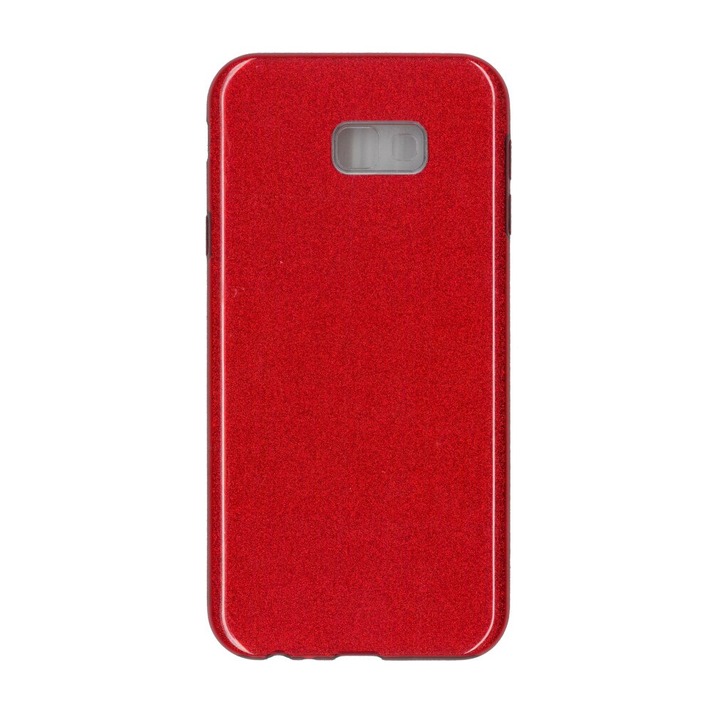 Husa de protectie spate EuroCELL Shiny pentru Samsung Galaxy J4 Plus 2018, rosu
