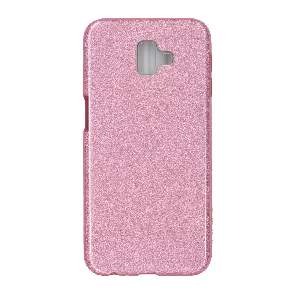 Husa de protectie spate EuroCELL Shiny pentru Samsung Galaxy J6 Plus 2018, roz