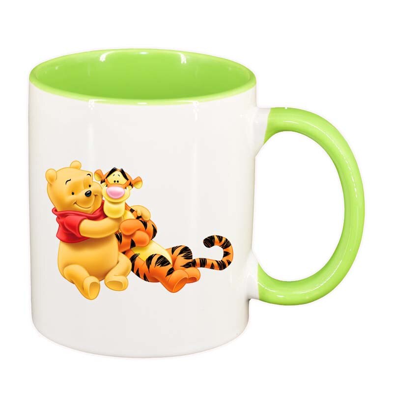 Cana Winnie, interior verde deschis, 330ml, D100