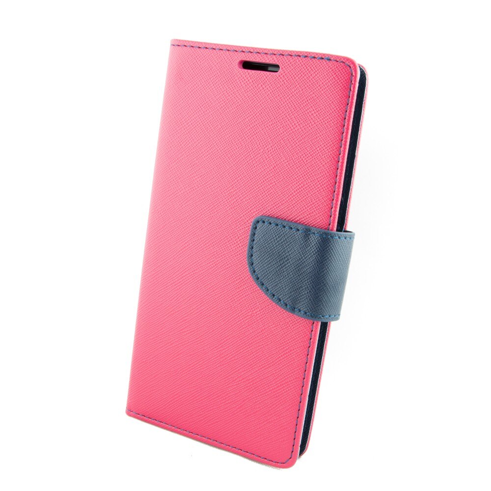 Husa piele, ECO Fancy, Sony Erricson, Z4, Roz/Albastru