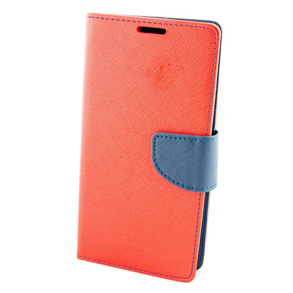 Husa piele, ECO Fancy, Sony Erricson Z4, Rosu/Albastru