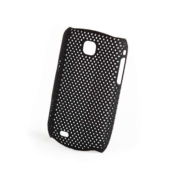 Husa Samsung Galaxy Mini S5570, plastic, mesh, negru