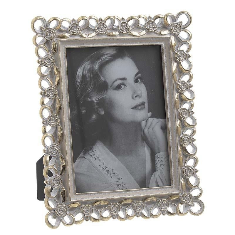 Rama foto Roses, auriu antichizat, 13 x 18 cm