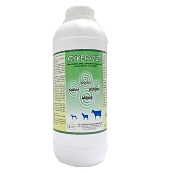 Solutie antiparazitara, Cyper-Vet, 1000 ml Solutie antiparazitara, Cyper-Vet, 1000 ml